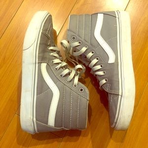 Grey High Top Vans